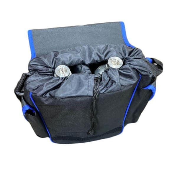 Padded carrying bag for calibration cylinders [2 cylinder capacity]