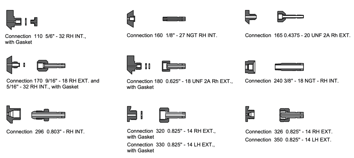 CGA US connectors